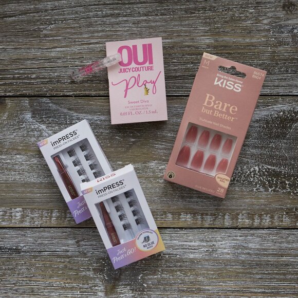 The Diva Kit | Kiss Bare Nails, Impress Lashes, Oui by Juicy Couture - Picture 1 of 1